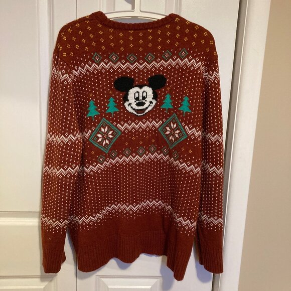 Disney Mickey Mouse Christmas Sweater, Size Large - Picture 5 of 5